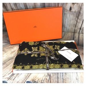 Authentic Vintage HERMES PARIS Cashmere & Silk Oversized Scarf